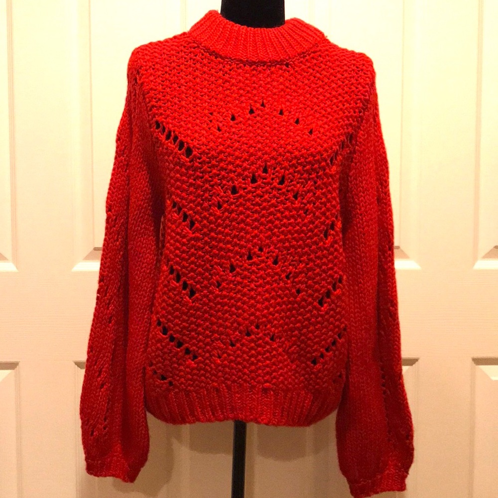 H&M Red Wool Sweater